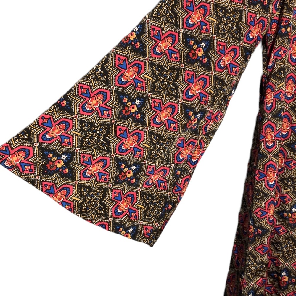 MODCLOTH | NEW Victorian Holiday Groove Geometric Print Shift Dress size Medium - Picture 5 of 13